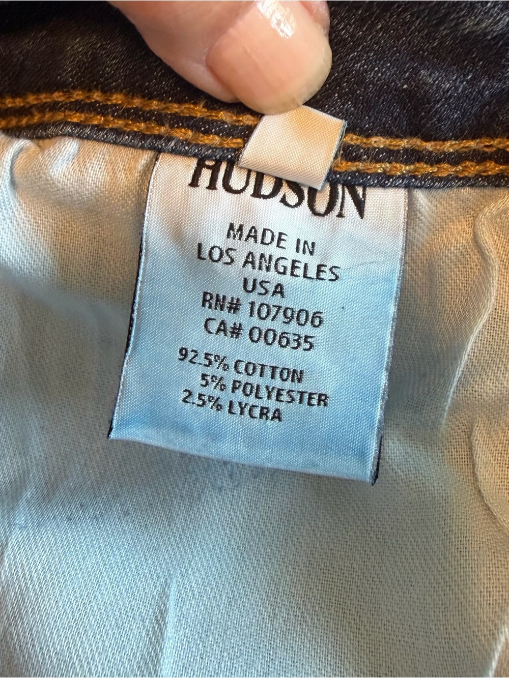 Hudson Jeans Dark Blue Beth Baby Bootcut Low-Rise Denim - Picture 8 of 16